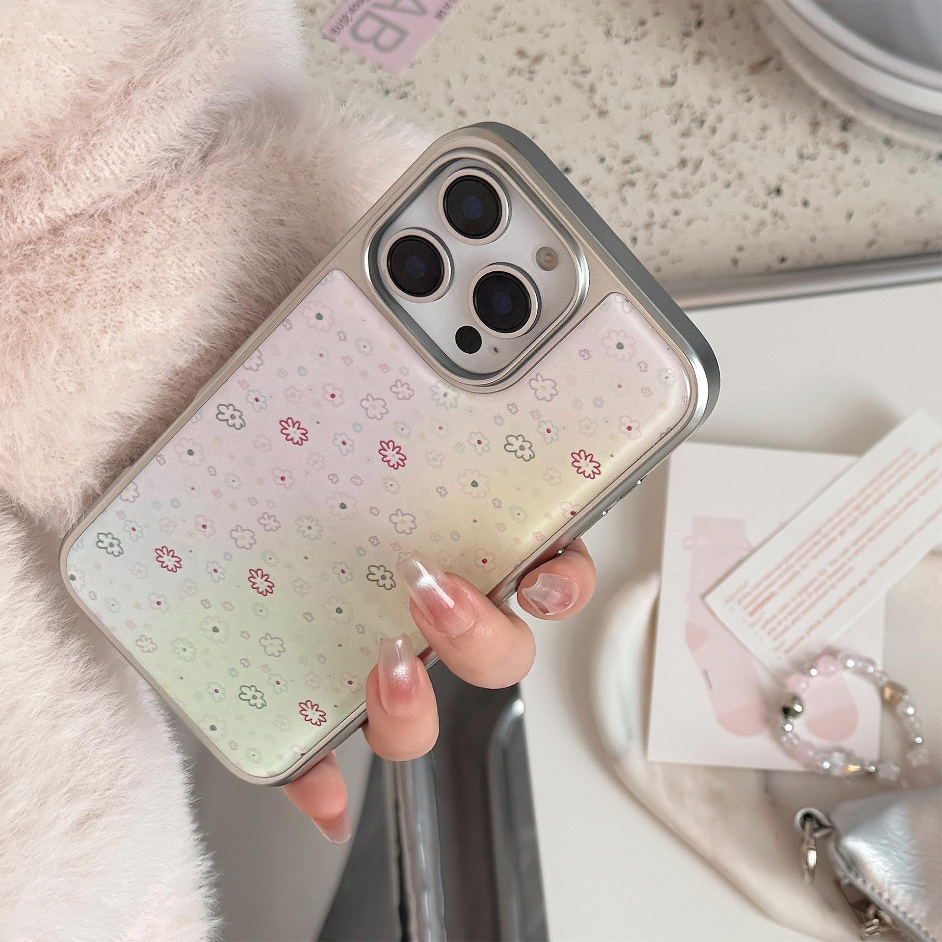 

Ins Blooming Flowers for 16 for Apple 15pro Max Mobile Phone Case for Iphone14 Epoxy 17 Small Fresh for Huawei For Samsung S25ULTRA