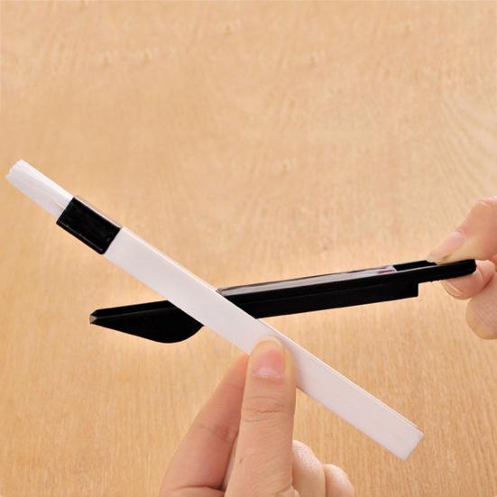 Keyboard Window Groove Cleaning Brush for Slits Slot Cleaning Tool with Dustpan