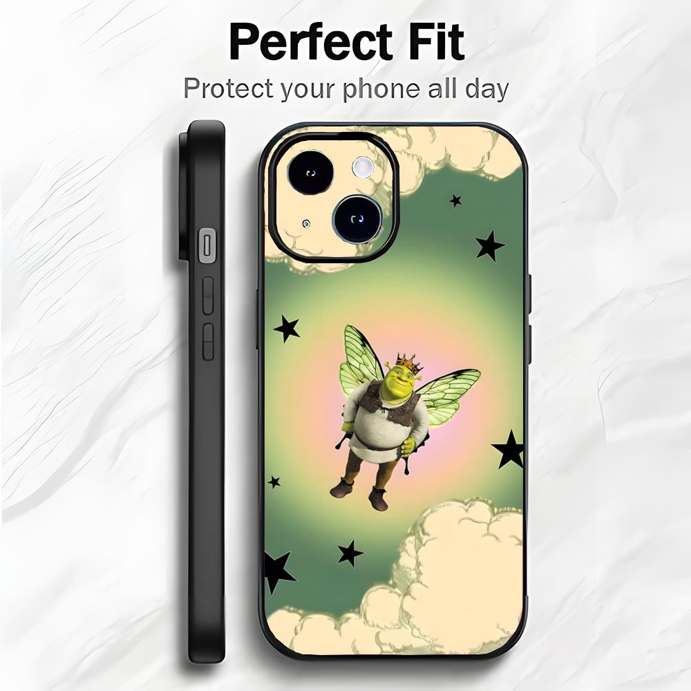 Funny Classic Movie S-Shrek Phone Case Phone Case Soft Packaging Lightweight For iPhone17 16 15 14 13ProMax