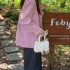 2025 Niche Women's Fairy Bow Handheld Small Square Bag - Sweet Girl Shoulder Crossbody