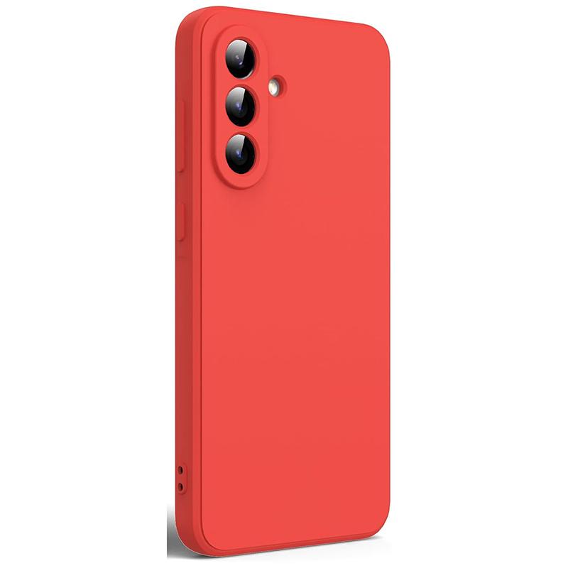 Liquid Silicone Case Full Body Camera Protect Case Cover Silicon Liquid Silicone Case Dark Purple For Samsung Galaxy A56