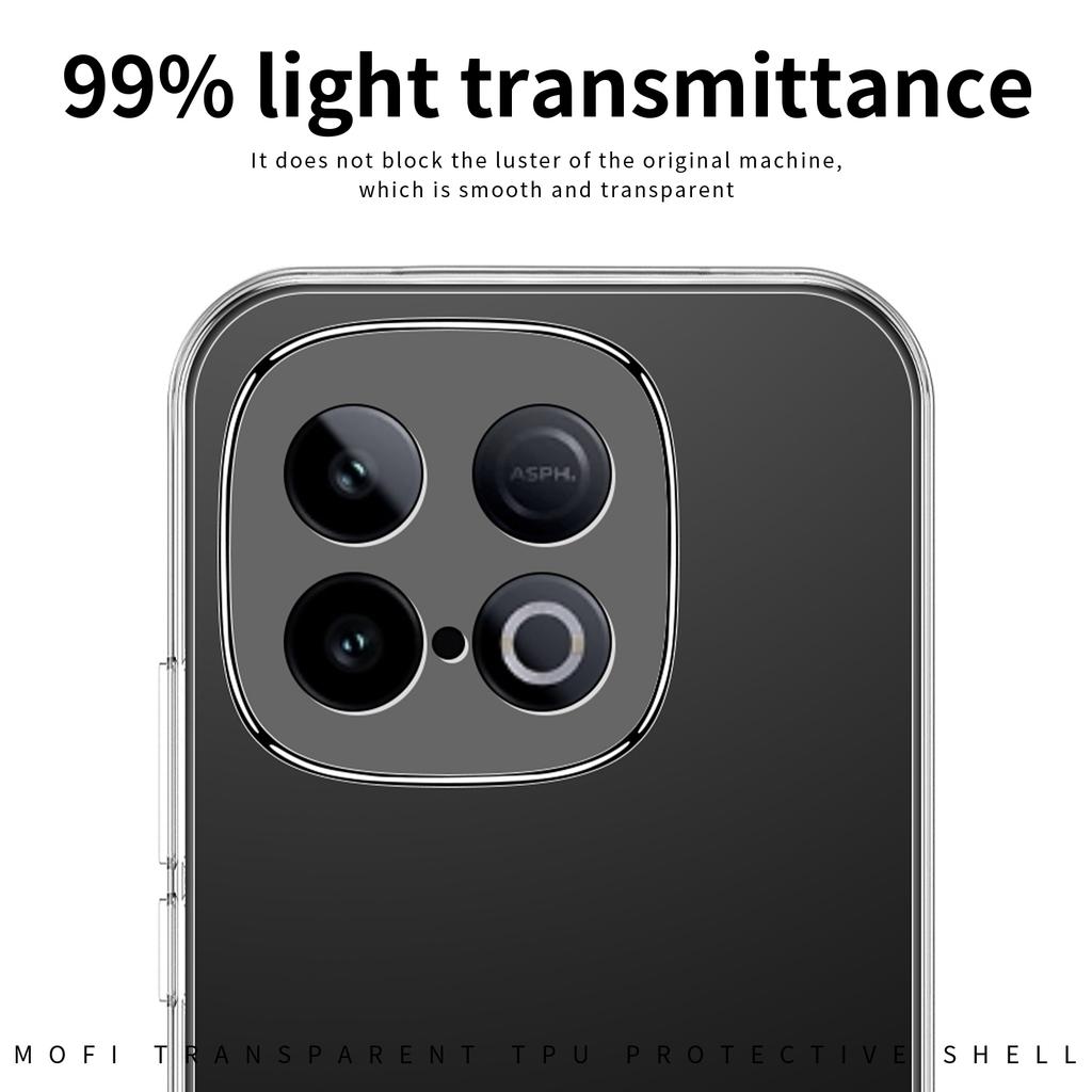 For vivo iQOO Z10 Turbo Pro 5G/vivo iQOO Z10 Turbo 5G Clear Phone Case MOFI Ultra-Thin TPU Phone Back Cover