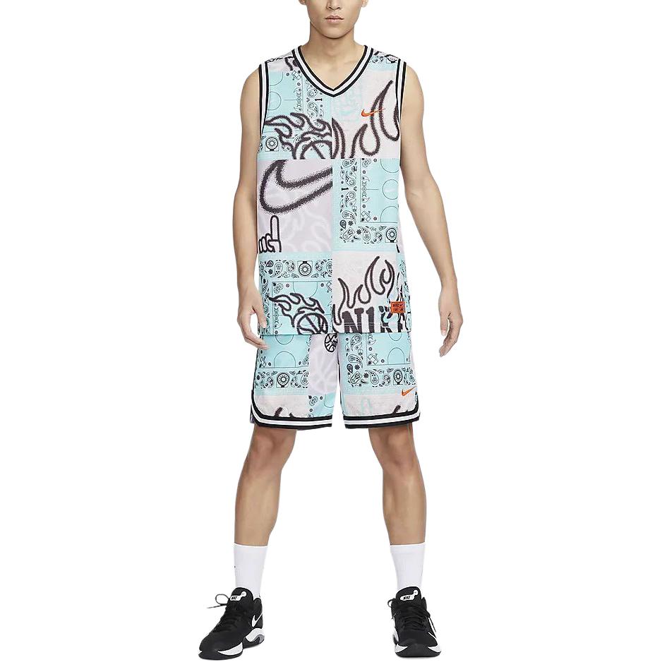 Nike SS23 DNA 'CHBL' Basketball Jersey Men's Pink Blue HF6141-418