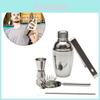 Premium Stainless Steel Cocktail Shaker Set For Home Bars With Wine Filter 550ml