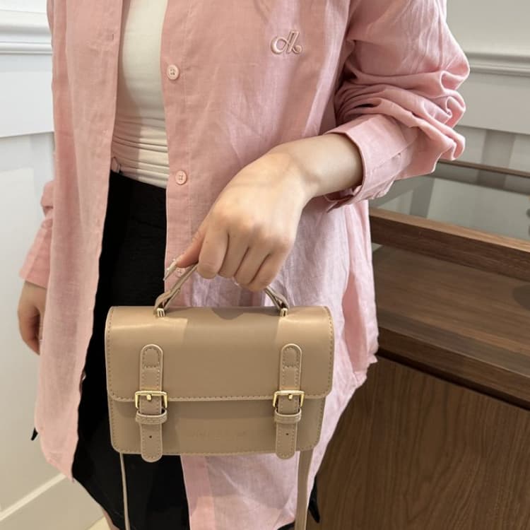 College style ladies flip tote bag messenger bag