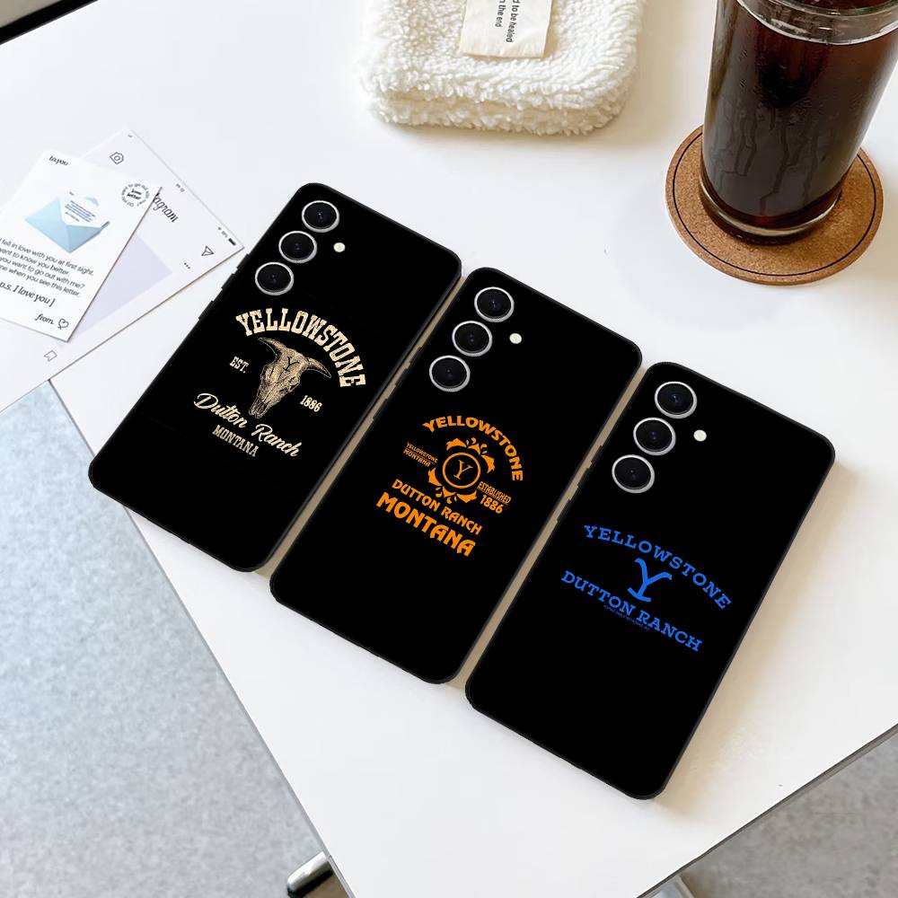 Popular Y-Yellowstone D-Dutton R-Ranch Phone Case For Samsung S 24 fe 25 Ultra plus 20 lite 21 30 22 23 24 22 Ultra 5G Fundas