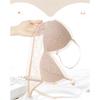 U-shaped Back Underwear Lace Hollow Triangular Cup Underwear Deep V Gathering Bra Sexy Sweet Thin Breathable Women's Bra