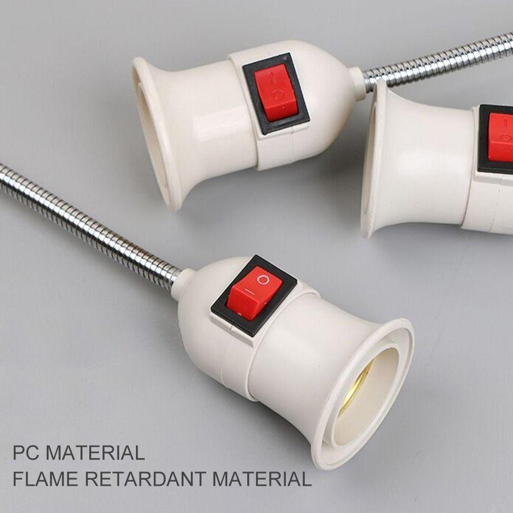 E27-Sockel-Lampenfassung, Lampenfassung mit Schalter, EU-US-UK-Stecker, Lampenfassung, energiesparende LED-Tischlampe, LED-Sockel, Lampensockel
