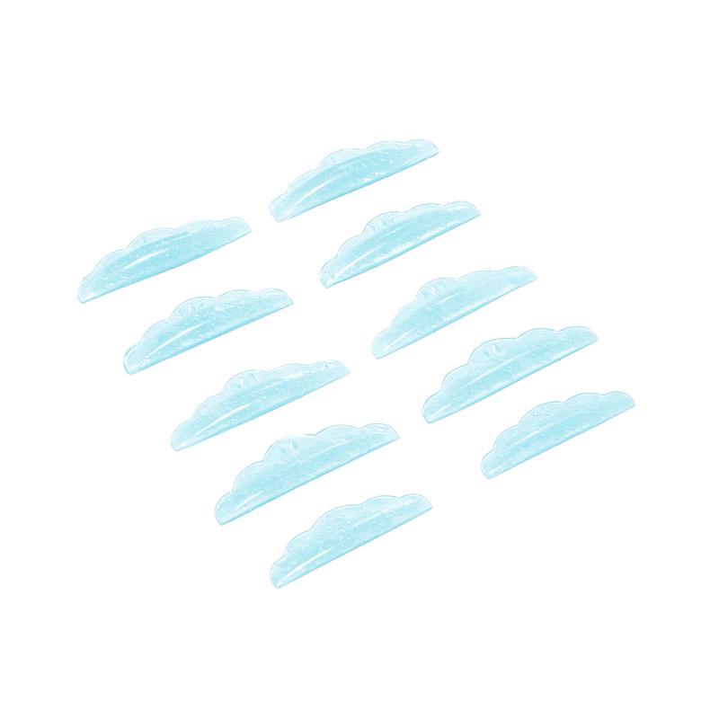 Self-Adhesive Keratin Eyelash Perming Pads with Glitter Jelly Sunflower Edge