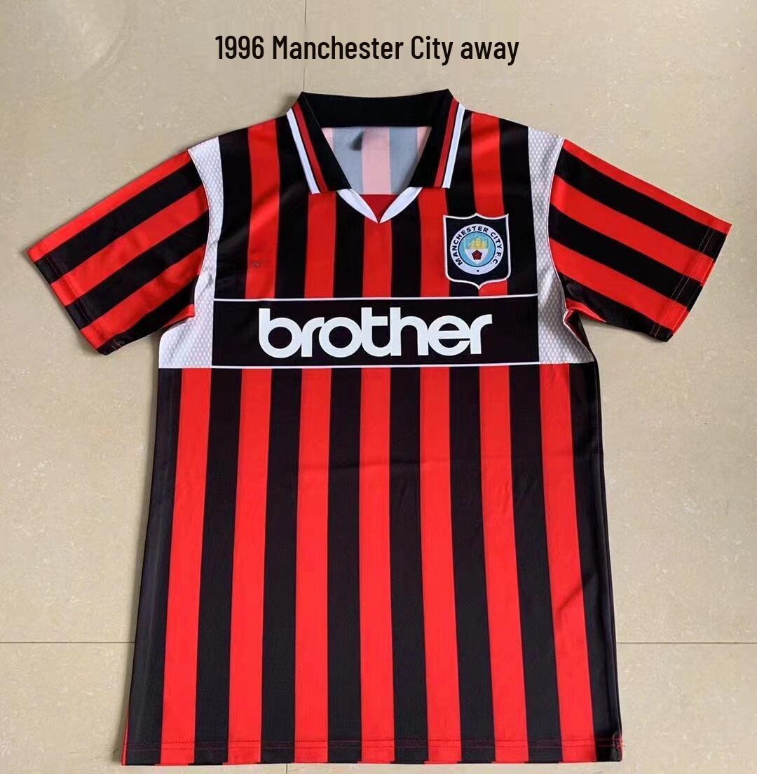 

Ретро футболка болельщика Манчестер Сити с коротким рукавом M