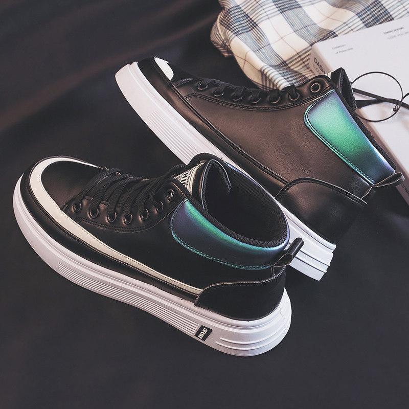 Nové pánské ležérní sportovní boty s vysokým svrškem, pohodlné a módní, pánské boty, sportovní boty, tenisky men556