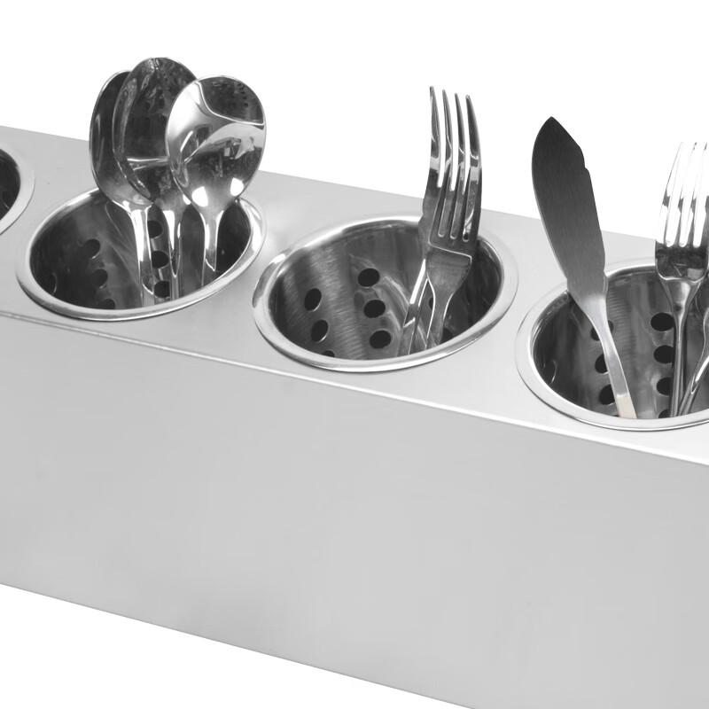 Edelstahl 5-Fächer Besteckorganizer