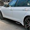 2.05M Glossy Black Side Skirt Sill Decal Stripe Stickers For BMW F30 F22 F23 E90 E91 E92 E93
