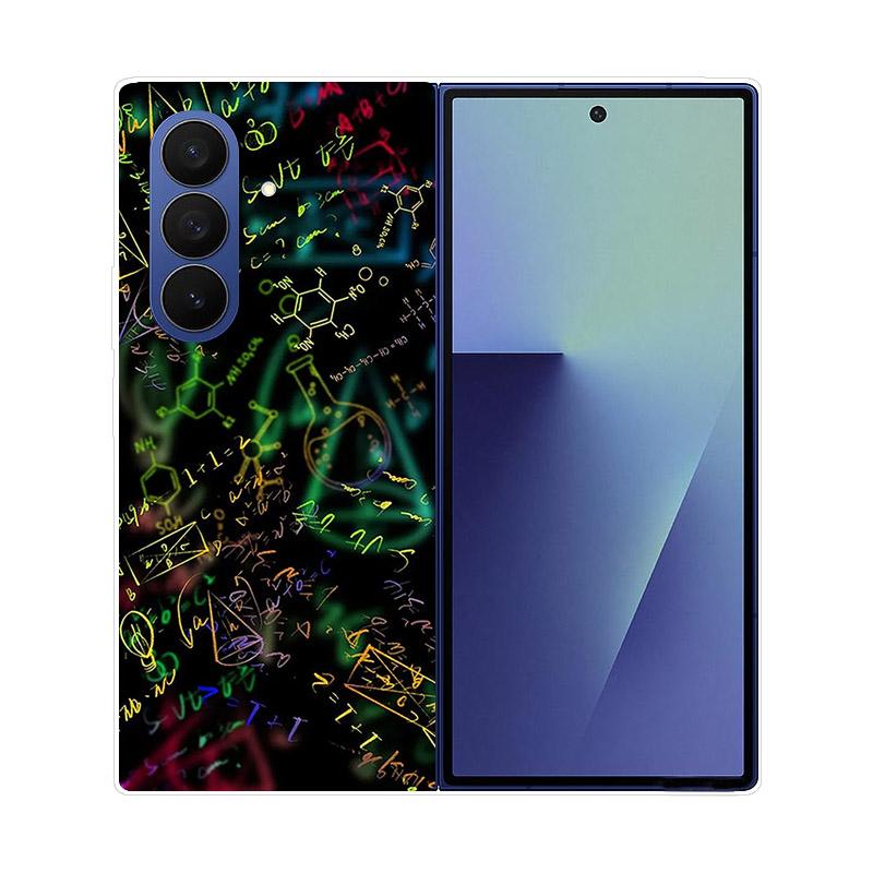 For Samsung Galaxy Z Fold 7 5G Phone Case Cover Transparent Back Protective Shell Coque For Samsung Z Fold7 Clear Hard PC Fundas