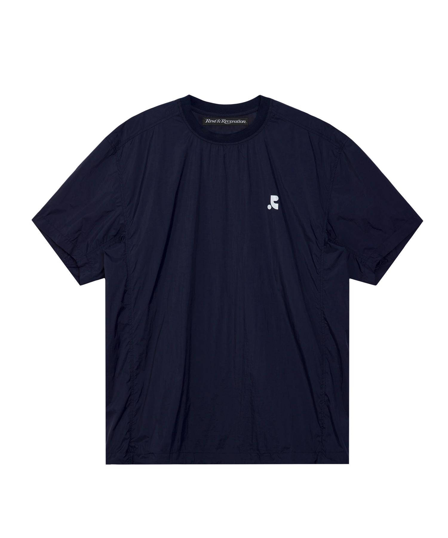 Rest And Recreation Nylon Crewneck T-Shirt - Navy One