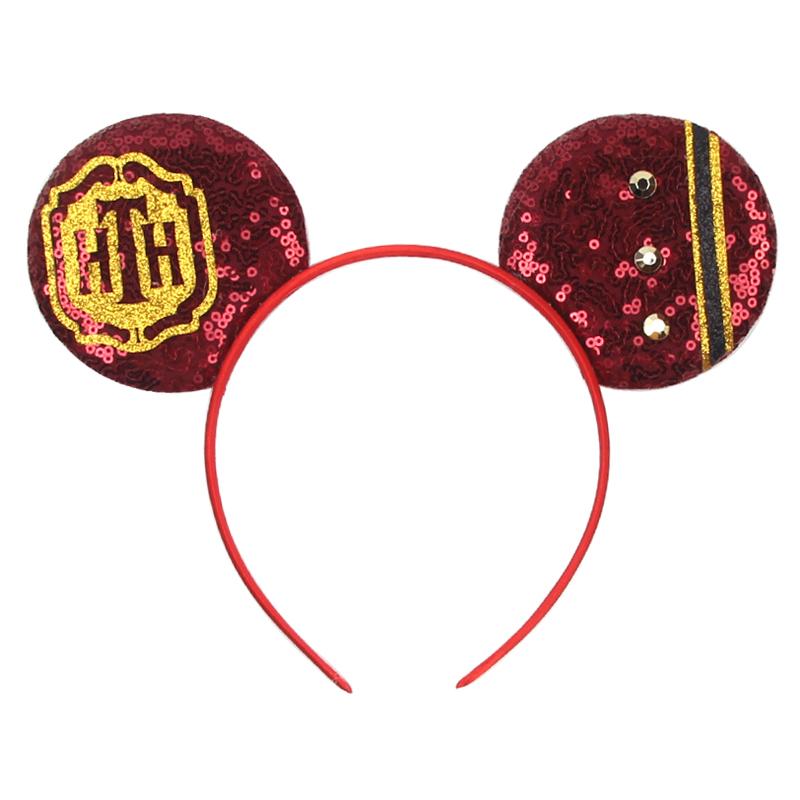 Nieuwste Mickey Mouse Oren Hoofdband Kid Adult Festival Party Pailletten Strik Haarband Vrouwen Baby Girl Party Haar Accessoires