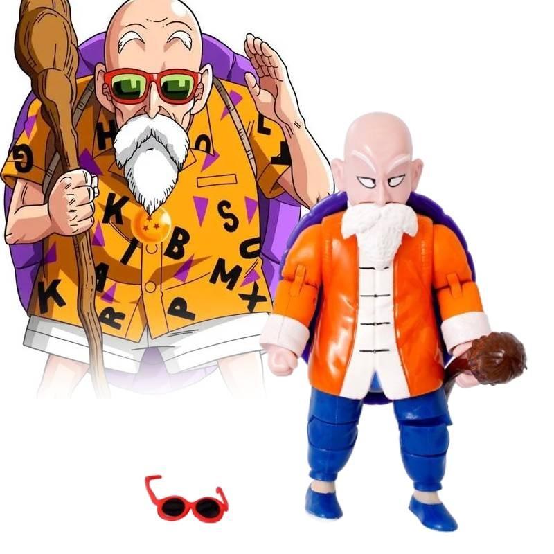 Exquisite Dragon Ball Z Figurine Of Master Roshi With Intricate Detail And Colorful Design