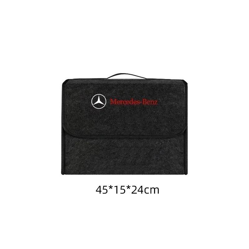 Car Trunk Organizer Box Large Capacity Stowing Tidying Storage Bags For Mercedes Benz W203 W204 W205 W210 W211 W212 W221 CLS CLA SE0