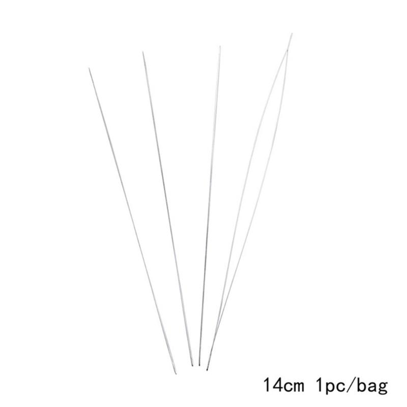 5/6pcs Open Beading Needle Set Stainless Steel Beading Tools Practical Beaded Threading Pins Jewelry Making Supplies
