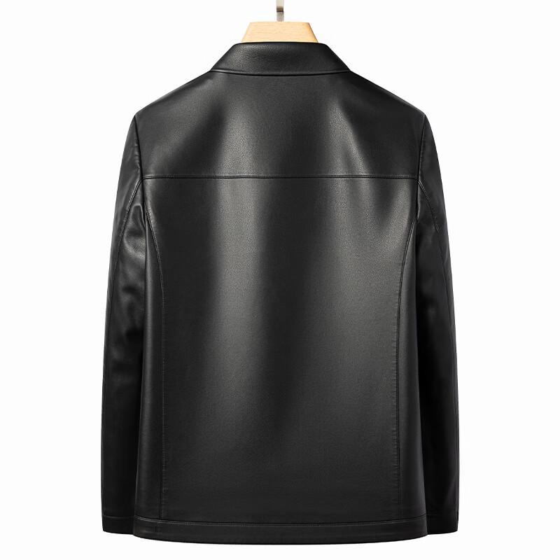 Pánská stylová kožená bunda na podzim/zimu