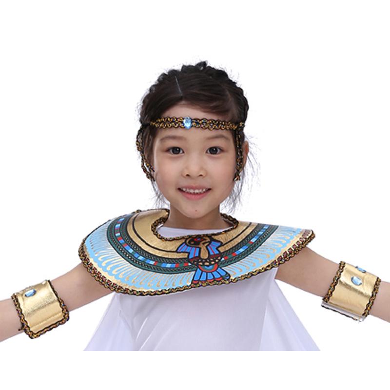 Egyptian Pharaoh & Queen Cosplay Costumes: Kids' Prince & Princess Halloween Outfits