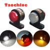 1pair 10-30v LED Side Outline lights Stalk lamp Marker Light Lamp E8 E-MARK Trailer Truck Lorry tractor bus indicator lights