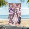 1pc Nekopara Chocola Vanilla Cat Girl Beach Towel Microfiber Quick Dry Kawaii Anime Bath Towel For Pool Beach Travel Otaku Girls