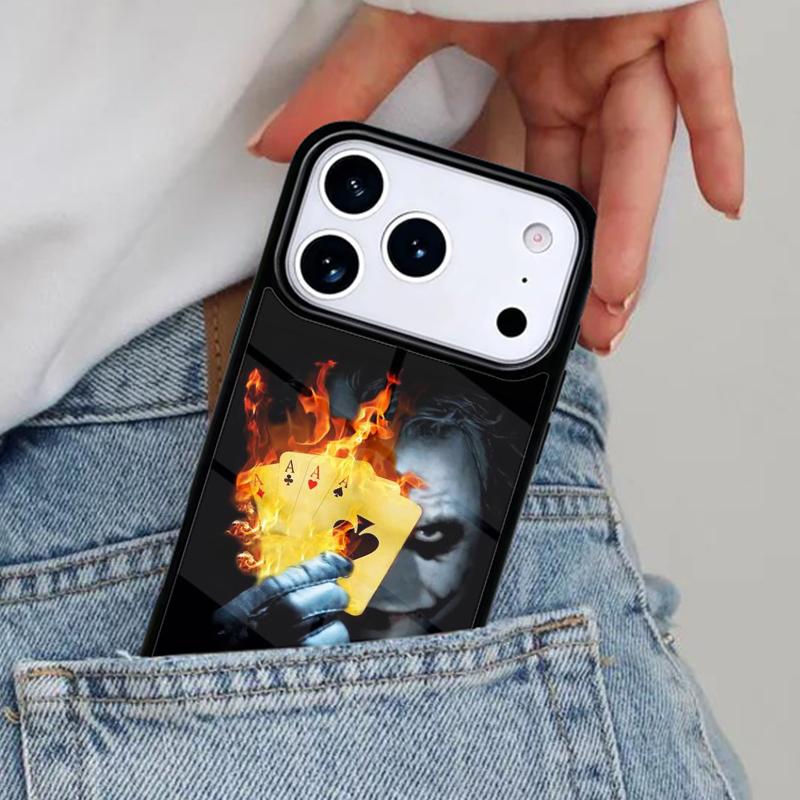 Spades Poker Play Cards Ace Art Phone Case for iPhone 17ProMax 12 13 14 15 16e 17 Pro Max Plus Air Cover