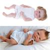 Realistic Doll Baby Full Body Boy Silicone Toy New Born 18'' Romper