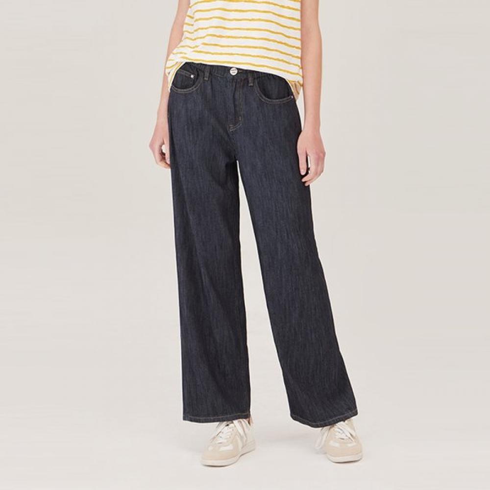 

Benetton Wide Banding Denim Pants Badpf1541 IN (indigo)/44(66)