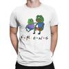 Pepe Frens T-Shirts für Herren Baumwolle Vintage T-Shirts Rundhals T-Shirt Kurzarm Kleidung Geschenk