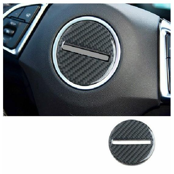Real Carbon Fiber Steering Wheel Cover Sticker Trim For Chevrolet Camaro 2016-19