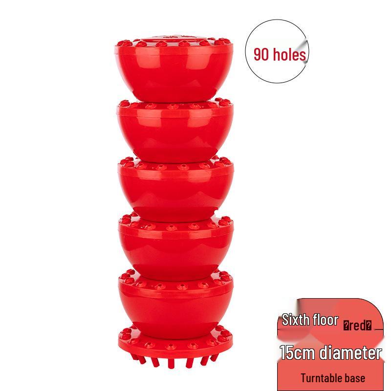 Multifunctional Display Stand for Candied Hawthorn, Cotton Candy & Potato Tower with Plastic Stick Holder