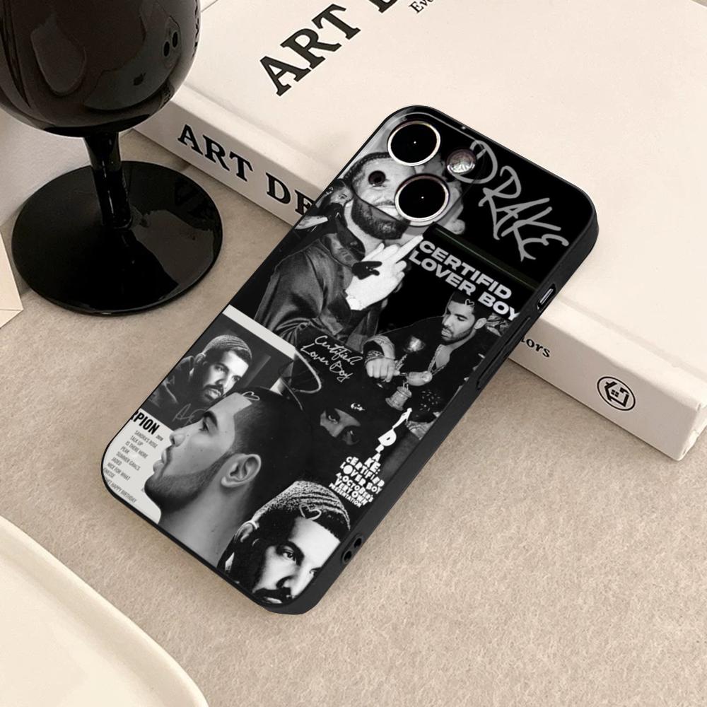Rapper D-Drake Phone Case FOR IPhone 15promax 14 11 12 Pro 8 7 15 Plus 13 Pro MAX XR XS MINI Black Soft Covers