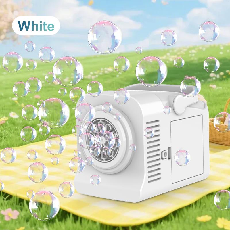 

Children s bubble machine toys outdoor large quantities bubbles wedding games Play and interact without batteries bubble water білий