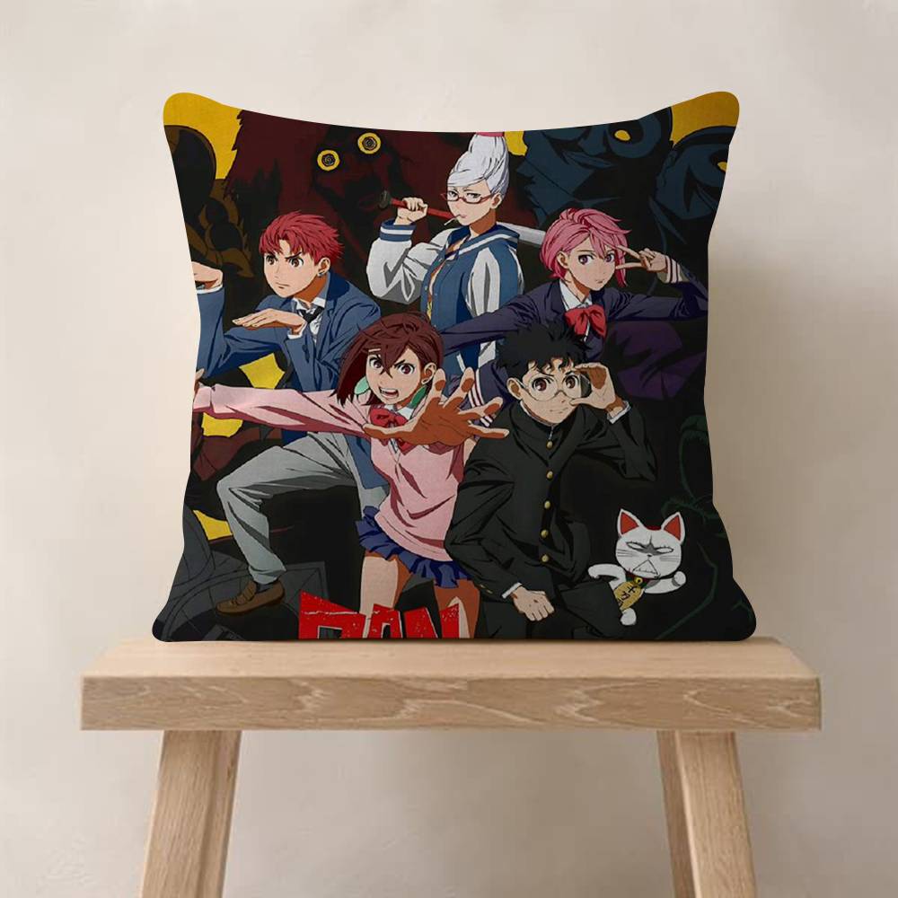Anime DDandadan Characters Pillow Gift Home Office Decoration Bedroom Sofa Car Cushion Cover Case 45x45