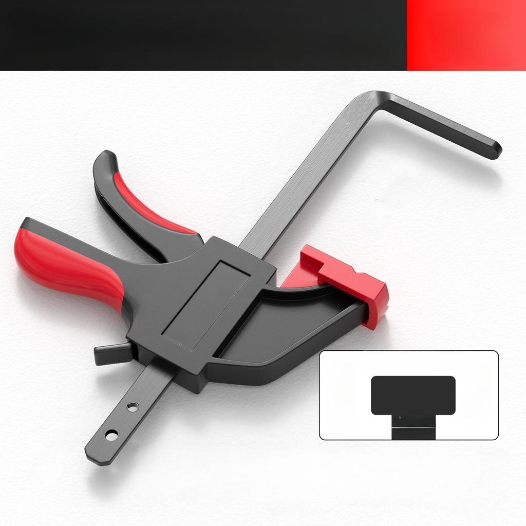 1Pc Special Clamp for Track Saw, Suitable for Sto, Makita Track Saw Track Bottom Groove,woodworking F Clamp for Fine Narrow Space