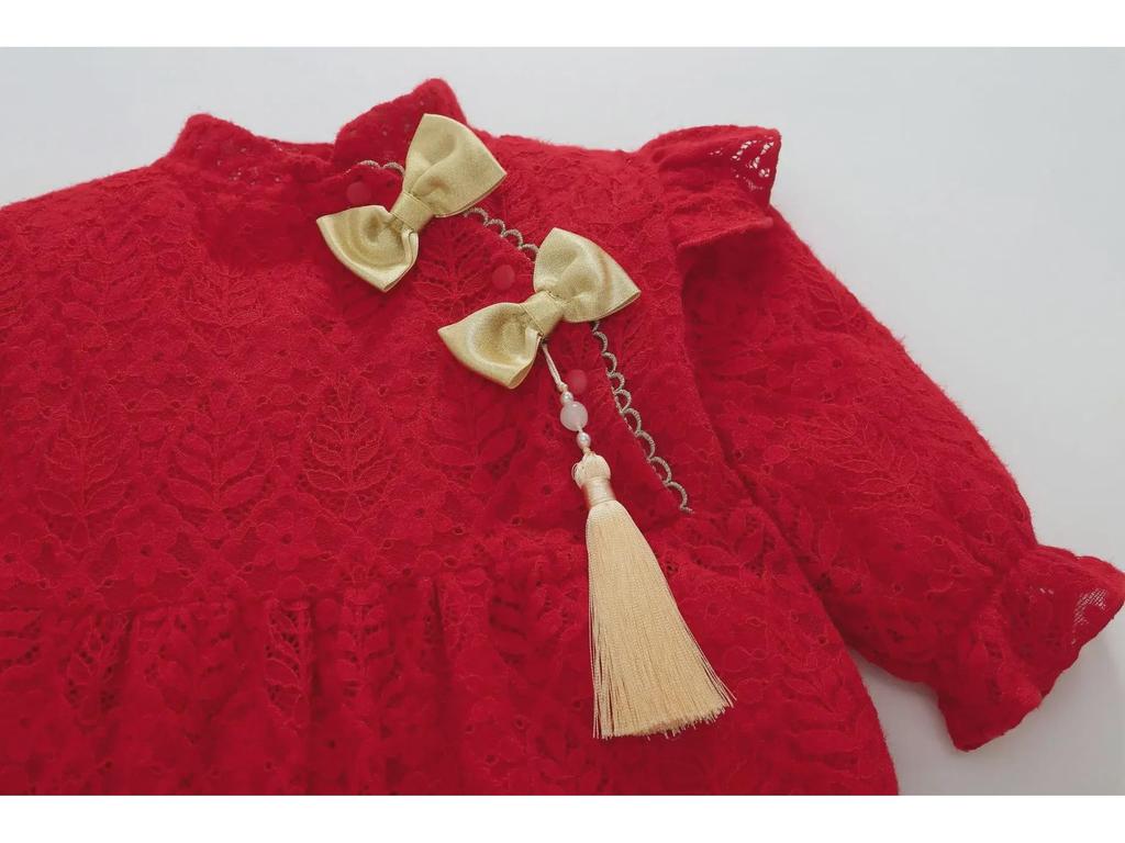 2023 Spring Chinese New Year Baby Onesie - Full Moon Celebration Romper