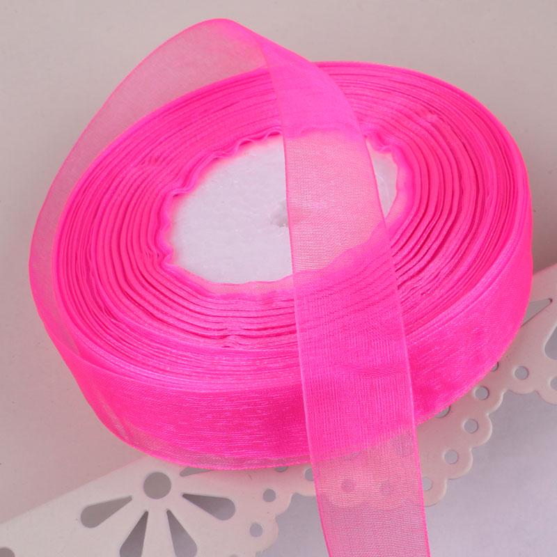 2cm Transparent Gauze Ribbon for Gift Boxes, Cake Decorations, Headbands, and Dance Streamers