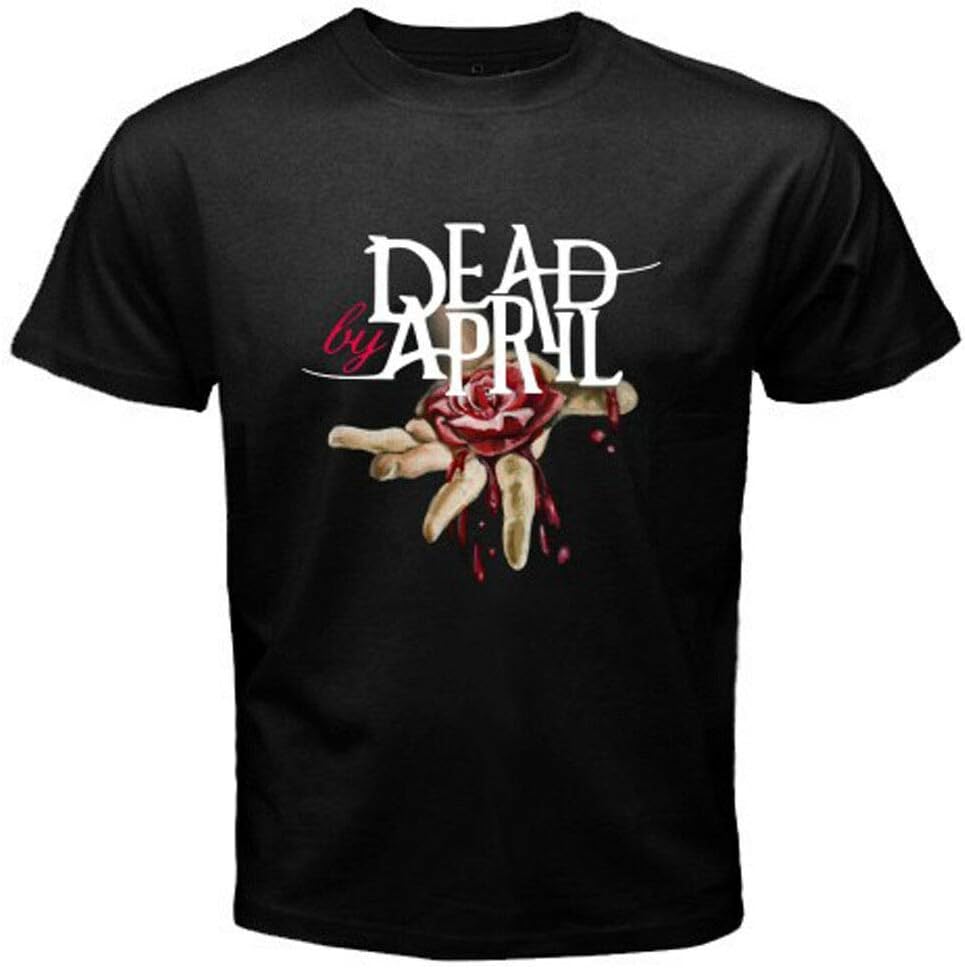 Dead by April Logo Men s Black T-Shirt Size S to 3XL 3XL чёрный