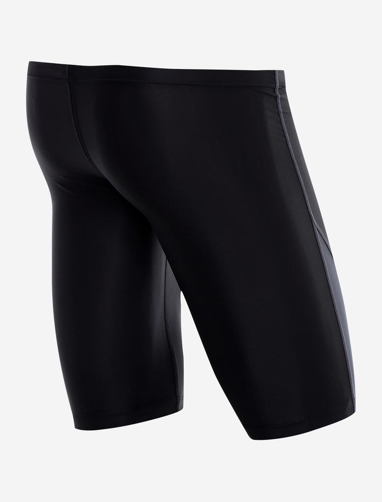 Toneidoseupocheu Point Line Competitive 5-Part Black & Gray Swimsuit