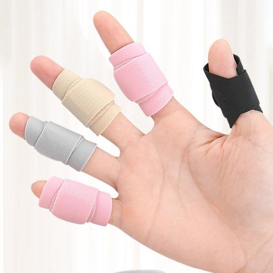 5Pcs Sports Finger Sleeves Adjustable Arthritis Pain Relief Finger Brace Splint Breathable Finger Guard