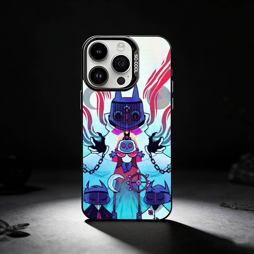 

C-Cult Of The Lamb Game Phone Case For iPhone 17,16,15,14,13,12,11 Plus,Pro Max,XS,Colored silver phone case iPhone17promax