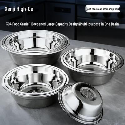 304 Stainless Steel Multi-purpose Bowls (10-pack)