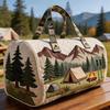Forest Ocean Series Quilted Travel & Gym Bag