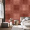 Dots Wallpaper, top red, bottom red for Living Room and Bedroom, 50x1000