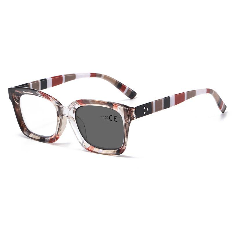 Unisex Multifocal Photochromic Blue Light Blocking Reading Glasses with Dual-Use for Distance and Reading, Ideal for Seniors