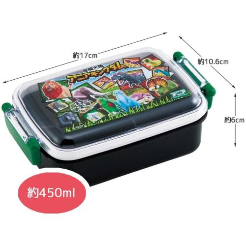 Skater Children's Lunch Box, 1 Tier, 450ml, Dome Shape, Fluffy Ania Kingdom, Ania Antibacterial, For Children, Made In Japan RBF3ANAG-A