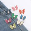 Fashion Butterfly Jean Button Adjustable Waist Buckle Extender Detachable Tighten Attacher Pins Waist Closing Artifact