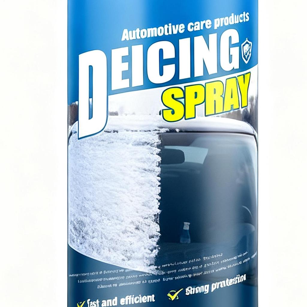 Deicer For Car Windshield 100ml Fast Snow Remover Defroster Spray Car For Automotive Vehicles Including Trucks SUVs During Snow